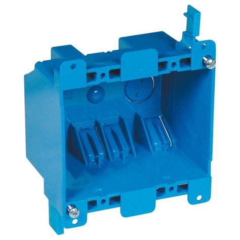 2 gang fs junction box|shallow double outlet box.